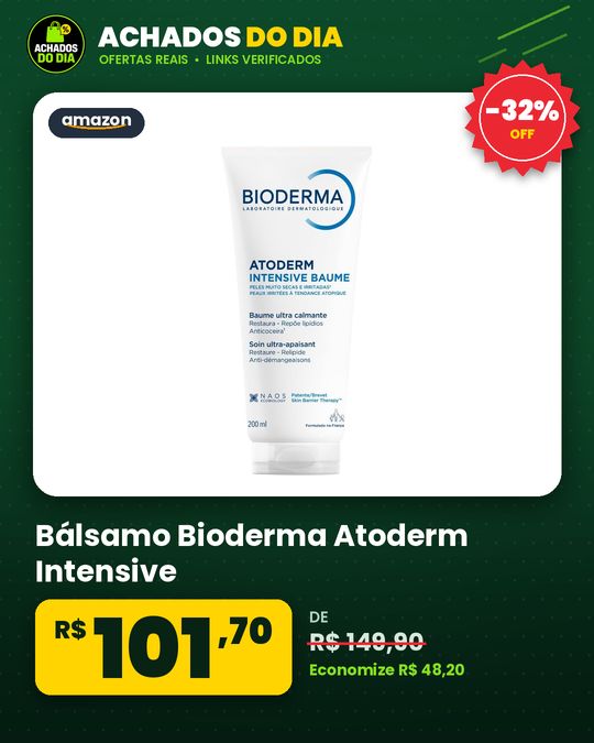 Bálsamo Bioderma Atoderm Intensive | Para Peles com Ressecamento Intenso e Coceira