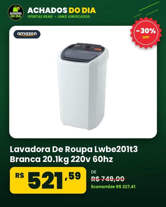 Lavadora De Roupa Lwbe201t3 Branca 20.1kg 220v 60hz