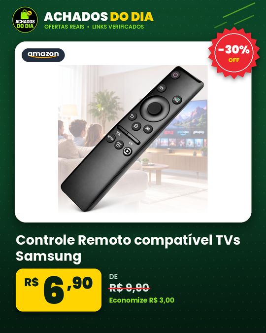 Controle Remoto compatível TVs Samsung