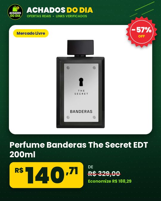 Perfume Banderas The Secret EDT 200ml