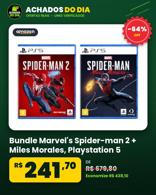 Bundle Marvel's Spider-man 2 + Miles Morales - Playstation 5