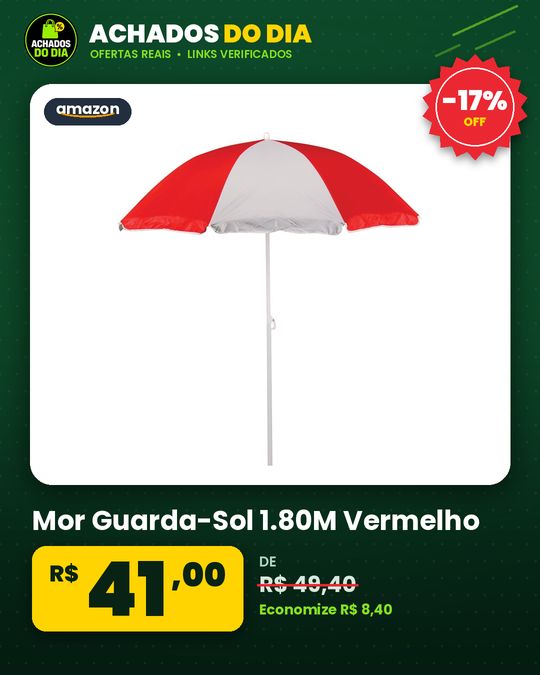 Mor - Guarda-Sol 1.80M Vermelho