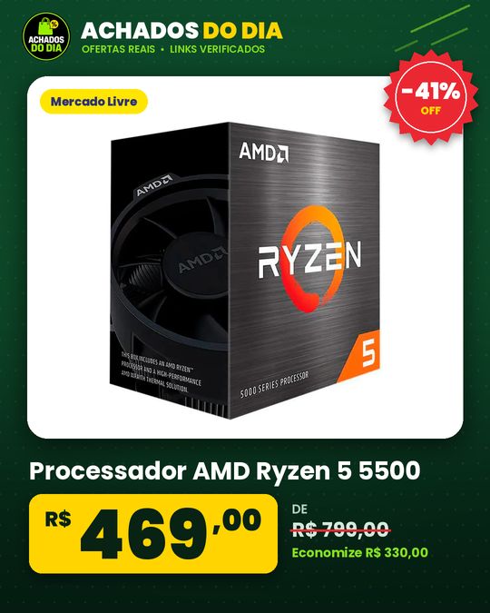 Processador AMD Ryzen 5 5500