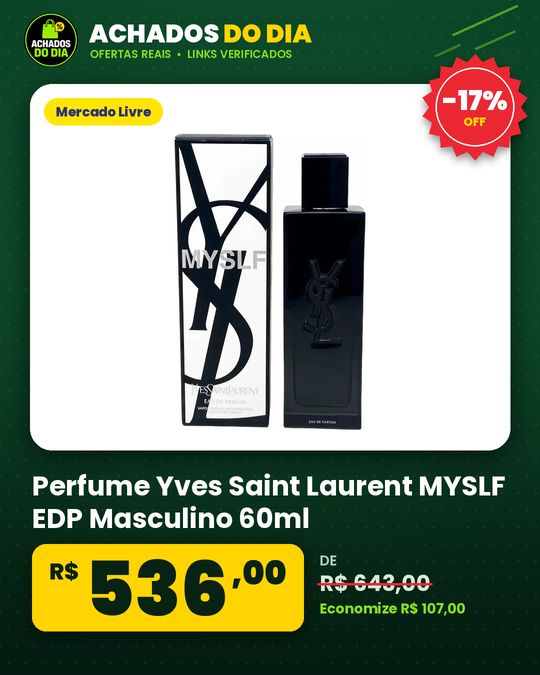 Perfume Yves Saint Laurent MYSLF EDP Masculino 60ml