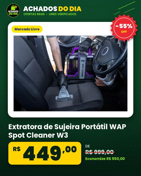 Extratora de Sujeira Portátil WAP Spot Cleaner W3