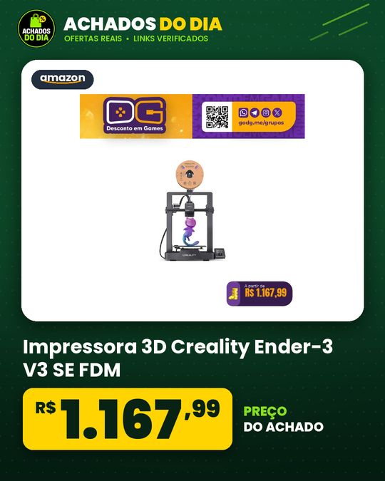 Impressora 3D Creality Ender-3 V3 SE FDM
