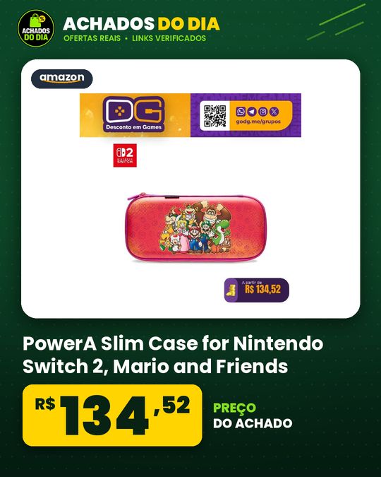 PowerA Slim Case for Nintendo Switch 2 - Mario and Friends