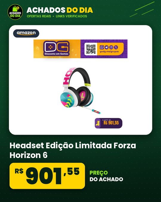 Headset - Edição Limitada Forza Horizon 6