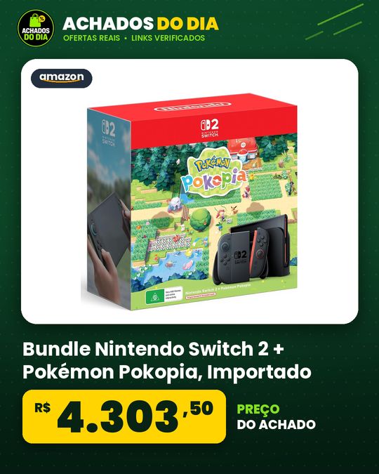 Bundle Nintendo Switch 2 + Pokémon Pokopia - Importado