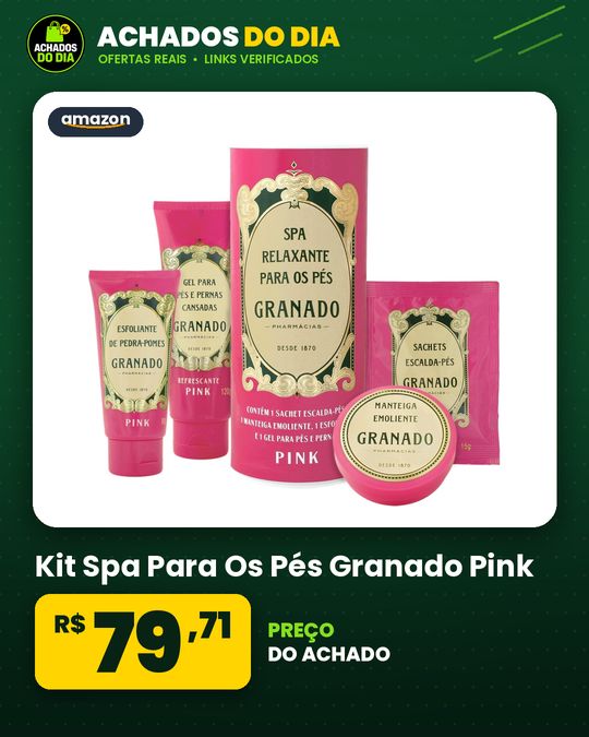 Kit Spa Para Os Pés Granado Pink