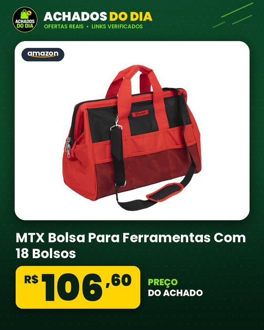 MTX Bolsa Para Ferramentas Com 18 Bolsos