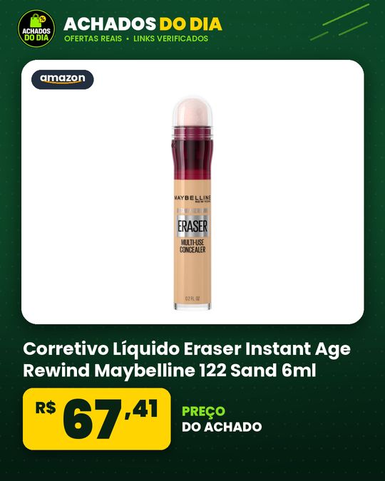 Corretivo Líquido Eraser Instant Age Rewind Maybelline 122 Sand 6ml
