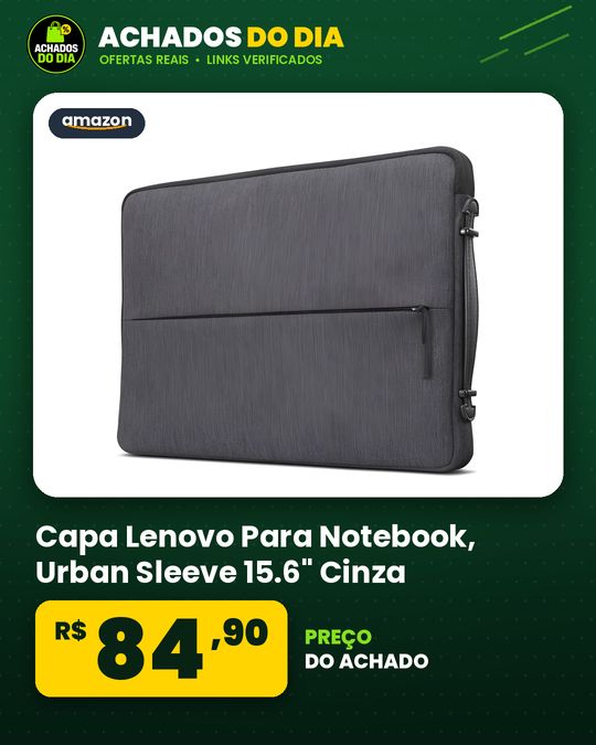 Capa Lenovo Para Notebook - Urban Sleeve 15.6" Cinza