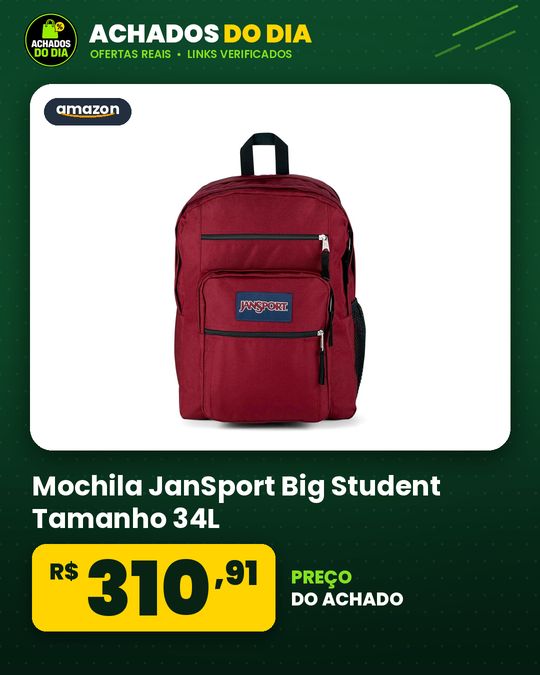 Mochila JanSport Big Student Tamanho 34L