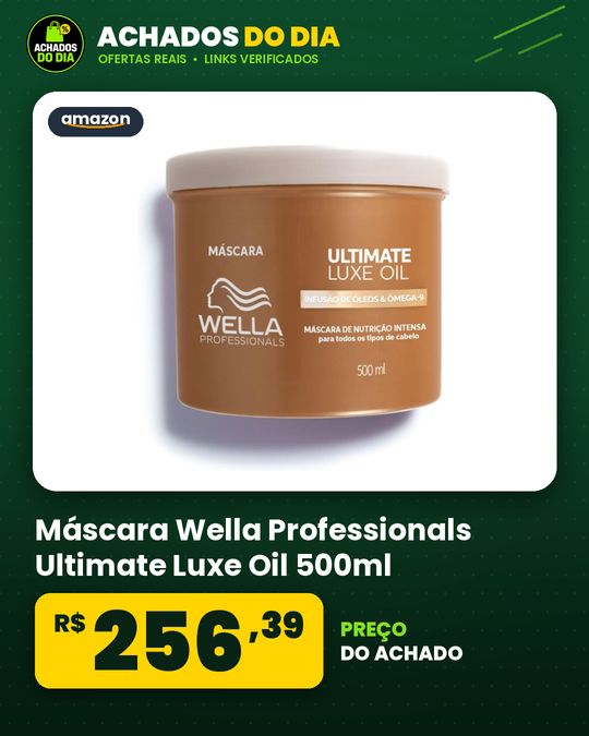 Máscara Wella Professionals Ultimate Luxe Oil 500ml
