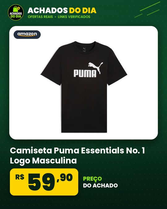 Camiseta Puma Essentials No. 1 Logo Masculina