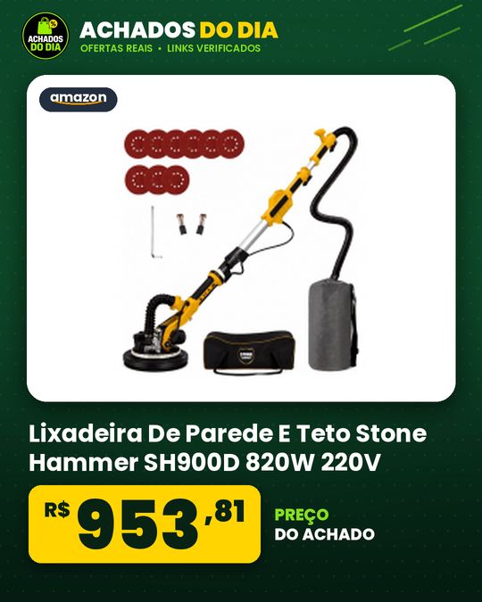 Lixadeira De Parede E Teto Stone Hammer SH900D 820W 220V