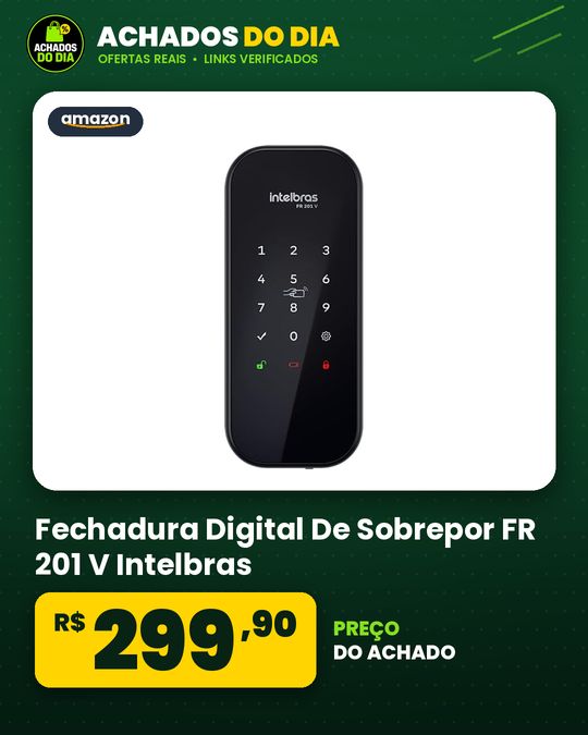 Fechadura Digital De Sobrepor FR 201 V Intelbras