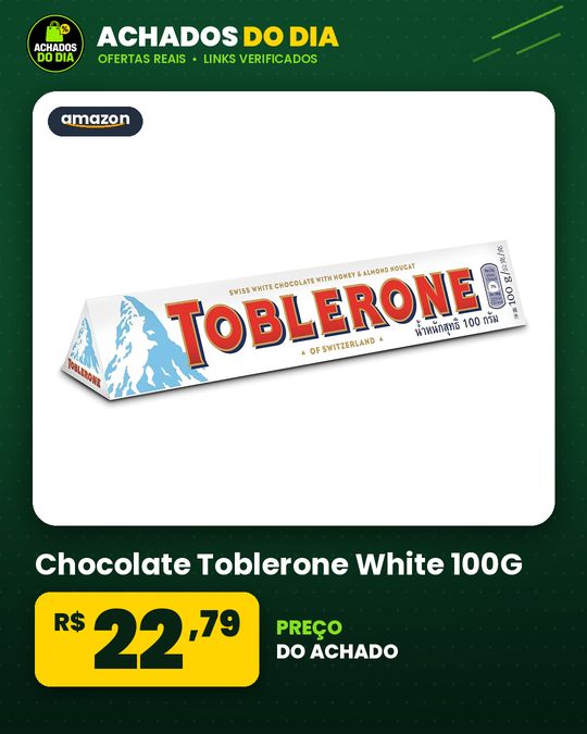 Chocolate Toblerone White 100G