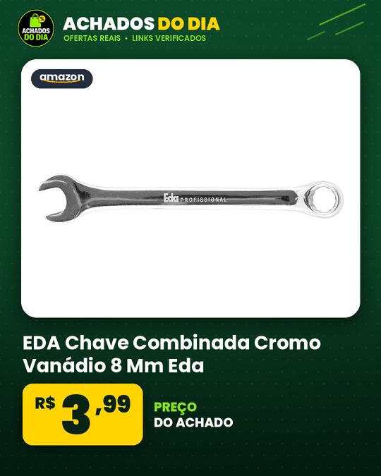 EDA Chave Combinada Cromo Vanádio 8 Mm Eda