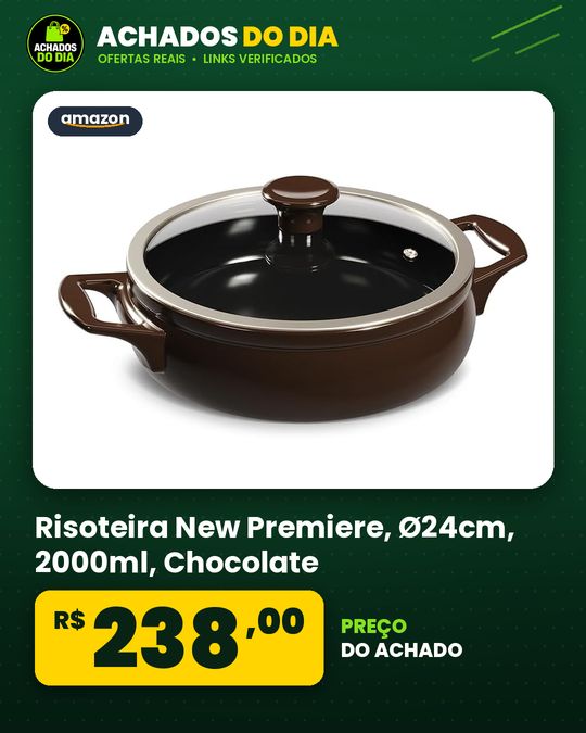 Risoteira, New Premiere, Ø24cm, 2000ml, Chocolate