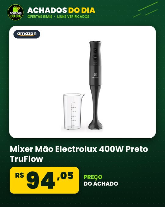 Mixer Mão Electrolux 400W Preto TruFlow