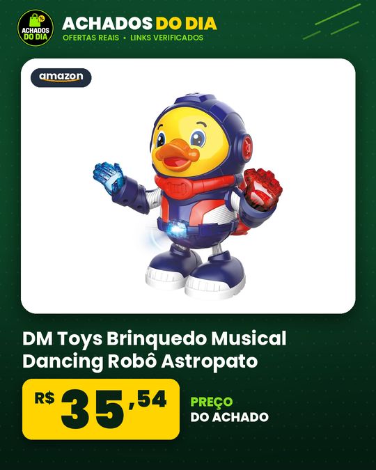 DM Toys Brinquedo Musical Dancing Robô Astropato