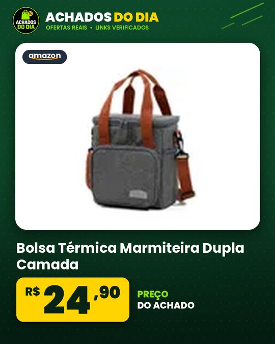 Bolsa Térmica Marmiteira Dupla Camada