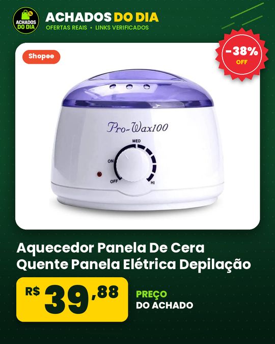 Aquecedor Panela De Cera Quente Panela Elétrica Depilação Termocera 110v ou 220v