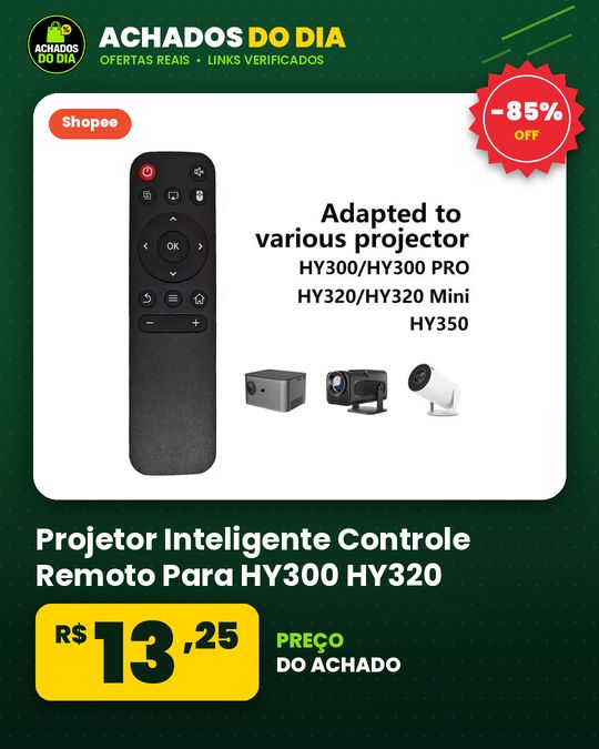 Projetor Inteligente Controle Remoto Para HY300 HY320 Android TV Box Controlador Sem Fio Substituição Fob
