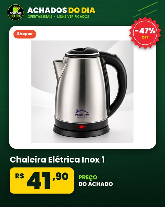 Chaleira Elétrica Inox 1
