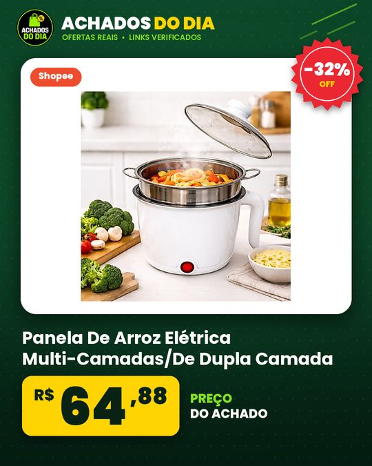 Panela De Arroz Elétrica Multi-Camadas/De Dupla Camada Dormitório Doméstico Funções 1.8L