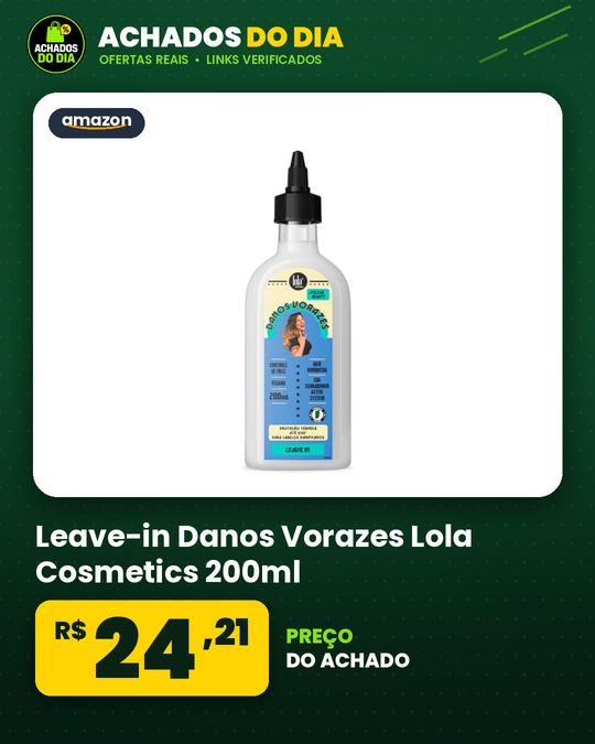 Leave-in Danos Vorazes Lola Cosmetics 200ml