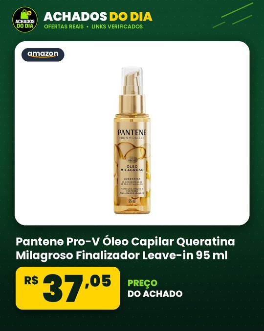 Pantene Pro-V Óleo Capilar Queratina Milagroso Finalizador Leave-in 95 ml
